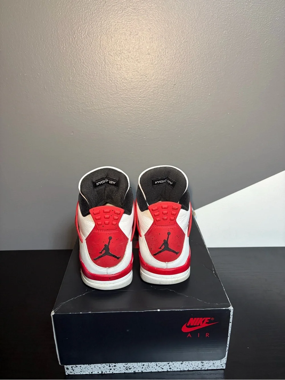 Jordan White Red Black Retro Basketball Shoes